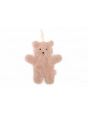 Attache sucette - Teddy bear Wild rose