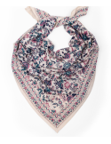 Grand foulard indien - Goa myrtille