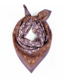 Petit foulard léopard - Bengal sureau