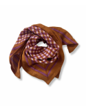 Petit foulard vichy - Tara havane