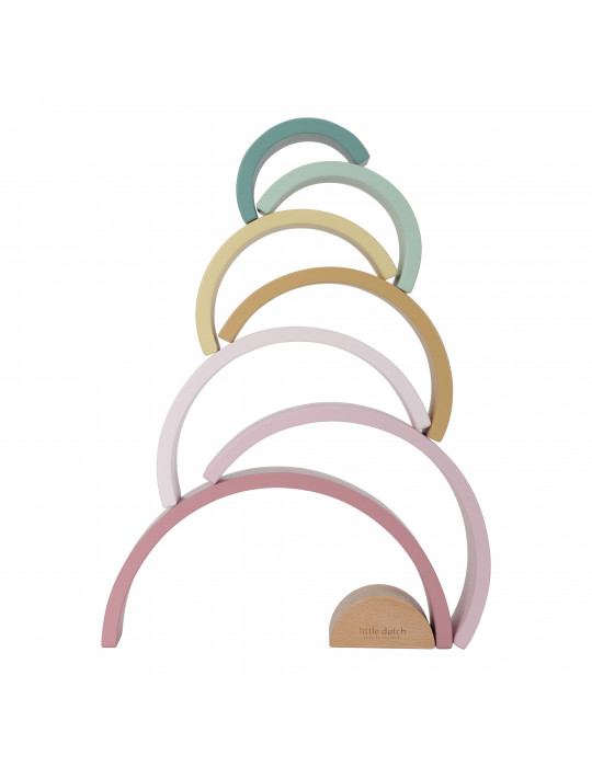 Arc-en-ciel en bois - Fairy Garden