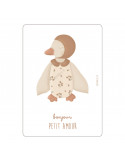 Carte Doudou Canard Girl