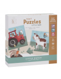 Puzzle 4 en 1 - Little farm