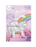 Coloriage gonflable Licorne géante