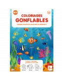 Coloriage gonflable Poissons