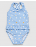 Little dutch - Maillot de bain 1 pièce - Daisies blue 9-12 mois