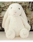 Peluche lapin blanc