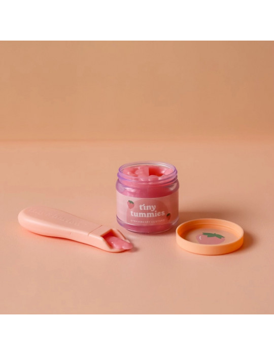 Tiny harlow - Cuillère et bocal à la crème de fraise Tiny tummies Tiny harlow - Cuillère et bocal à la crème de fraise Tiny tummies