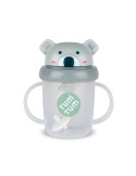 Tasse anti-fuite avec paille lestée Koala